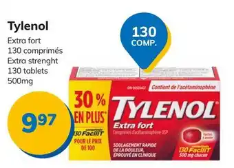 Accès pharma Tylenol Extra strenght offer