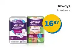 Accès pharma Always Incontinence offer