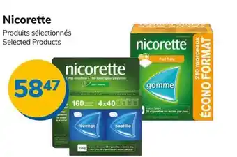 Accès pharma Nicorette Selected Products offer