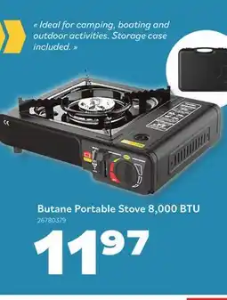 Matériaux Pont Masson Butane Portable Stove 8000 BTU offer