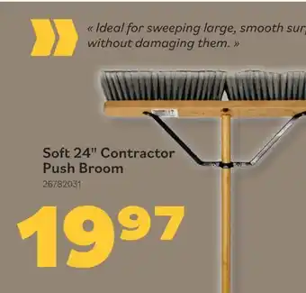 Matériaux Pont Masson Soft 24 Contractor Push Broom offer