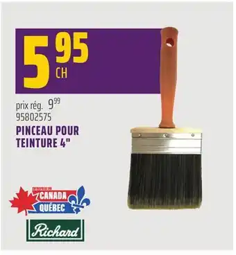 Gagnon - La Grande Quincaillerie PINCEAU POUR TEINTURE 4 RICHARD offer