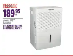 Gagnon - La Grande Quincaillerie DÉSHUMIDIFICATEUR PORTATIF 22 PINTES TOSOT offer