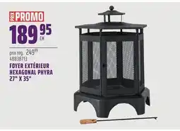 Gagnon - La Grande Quincaillerie FOYER EXTÉRIEUR HEXAGONAL PHYRA 27 X 35 offer