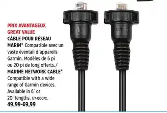 Canadian Tire MARINE NETWORK CABLE offer