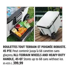 Canadian Tire ALL-TERRAIN WHEELS AND HEAVY-DUTY HANDLE, 45-QT offer