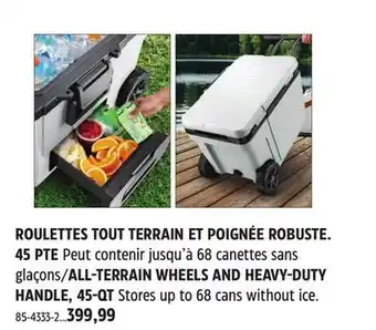Canadian Tire ALL-TERRAIN WHEELS AND HEAVY-DUTY HANDLE, 45-QT offer