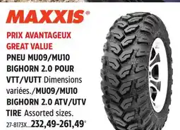 Canadian Tire MU09/MU10 BIGHORN 2.0 ATV/UTV TIRE offer