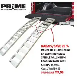 Canadian Tire ALUMINUM LOADING RAMP WITH STRAPS offer