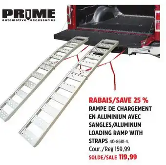 Canadian Tire ALUMINUM LOADING RAMP WITH STRAPS offer