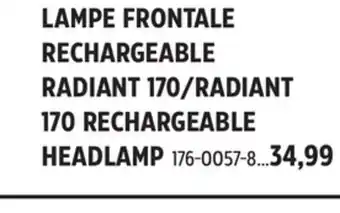 Canadian Tire 170 RECHARGEABLE HEADLAMP offer