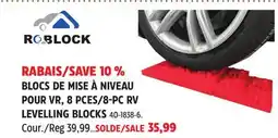 Canadian Tire 8-PC RV LEVELLING BLOCKS offer