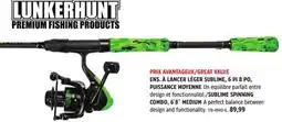 Canadian Tire SUBLIME SPINNING COMBO, 6´8˝ MEDIUMA offer