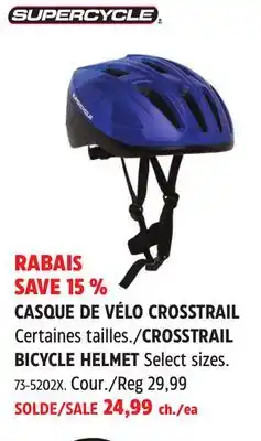 Canadian Tire CROSSTRAIL BICYCLE HELMET offer