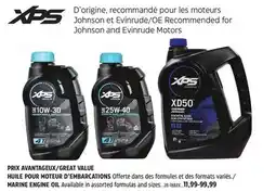 Canadian Tire MARINE ENGINE OIL offer