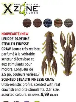Canadian Tire Scented Stealth Finesse Craw offer