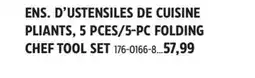 Canadian Tire 5-PC FOLDING CHEF TOOL offer