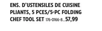Canadian Tire 5-PC FOLDING CHEF TOOL offer