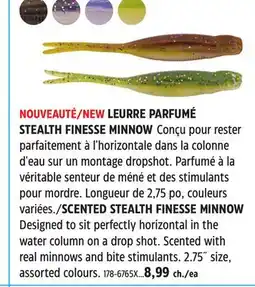 Canadian Tire SCENTED STEALTH FINESSE MINNOW offer