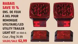 Canadian Tire MOTOMASTER LED UTILITY TRAILER LIGHT KIT offer