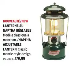 Canadian Tire NAPTHA ADJUSTABLE LANTERN Classic mantle-style design offer