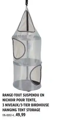 Canadian Tire 3 NIVEAUX/3-TIER BIRDHOUSE HANGING TENT STORAGE offer
