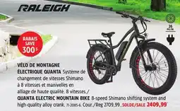 Canadian Tire QUANTA ELECTRIC MOUNTAIN BIKE offer