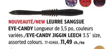 Canadian Tire EYE CANDY JIGGIN LEECH offer