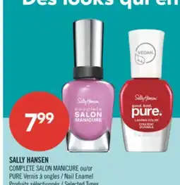 Pharmaprix SALLY HANSEN COMPLETE SALON MANICURE or PURE Nail Enamel offer