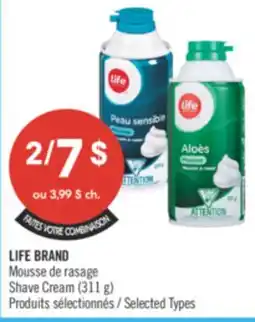 Pharmaprix LIFE BRAND Shave Cream offer