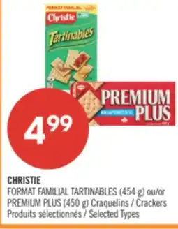Pharmaprix FORMAT FAMILIAL TARTINABLES (454 g) or PREMIUM PLUS (450 g) Crackers offer