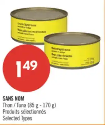 Pharmaprix NO NAME Tuna offer