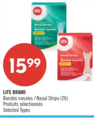 Pharmaprix LIFE BRAND Nasal Strips offer