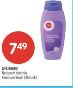 Pharmaprix LIFE BRAND Feminine Wash offer