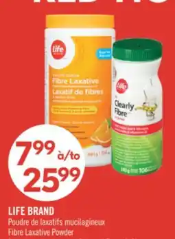 Pharmaprix LIFE BRAND Fibre Laxative Powder offer