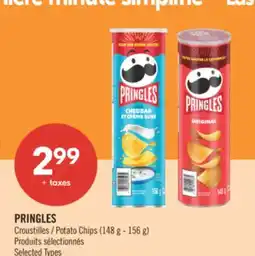 Pharmaprix PRINGLES Potato Chips offer