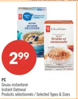 Pharmaprix PC Instant Oatmeal offer