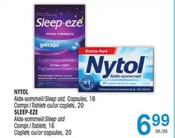 Uniprix NYTOL Aide-sommeil Compr /Sleep aid, Tablets /SLEEP-EZE Aide-sommeil Compr Caplets offer