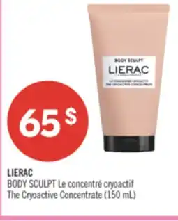 Pharmaprix LIERAC BODY SCULPT The Cryoactive Concentrate offer