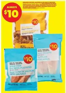 Real Canadian Superstore Various Frozen Seafood and Meat Products offer