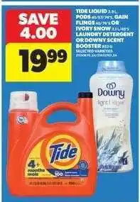 Real Canadian Superstore Tide Liquid or Downy Scent Booster offer