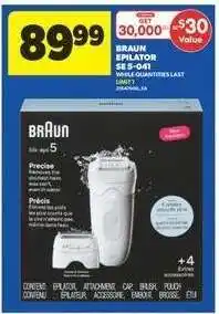 Real Canadian Superstore Braun Epilator SE 5-041 offer