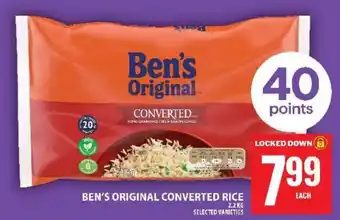 Food Basics BEN’S ORIGINAL CONVERTED RICE offer