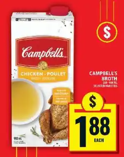 Food Basics CAMPBELL’S BROTH offer