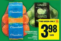 Food Basics Clementines and Limes offer