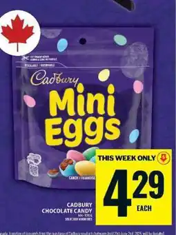Food Basics CADBURY MINI EGGS offer
