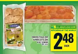 Food Basics Dried Figs or Apricots or Fig Izmir offer