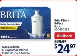 Walmart Brita filters offer
