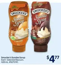 Walmart Smucker's sundae syrup offer