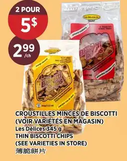 Kim Phat Les Délices THIN BISCOTTI CHIPS offer